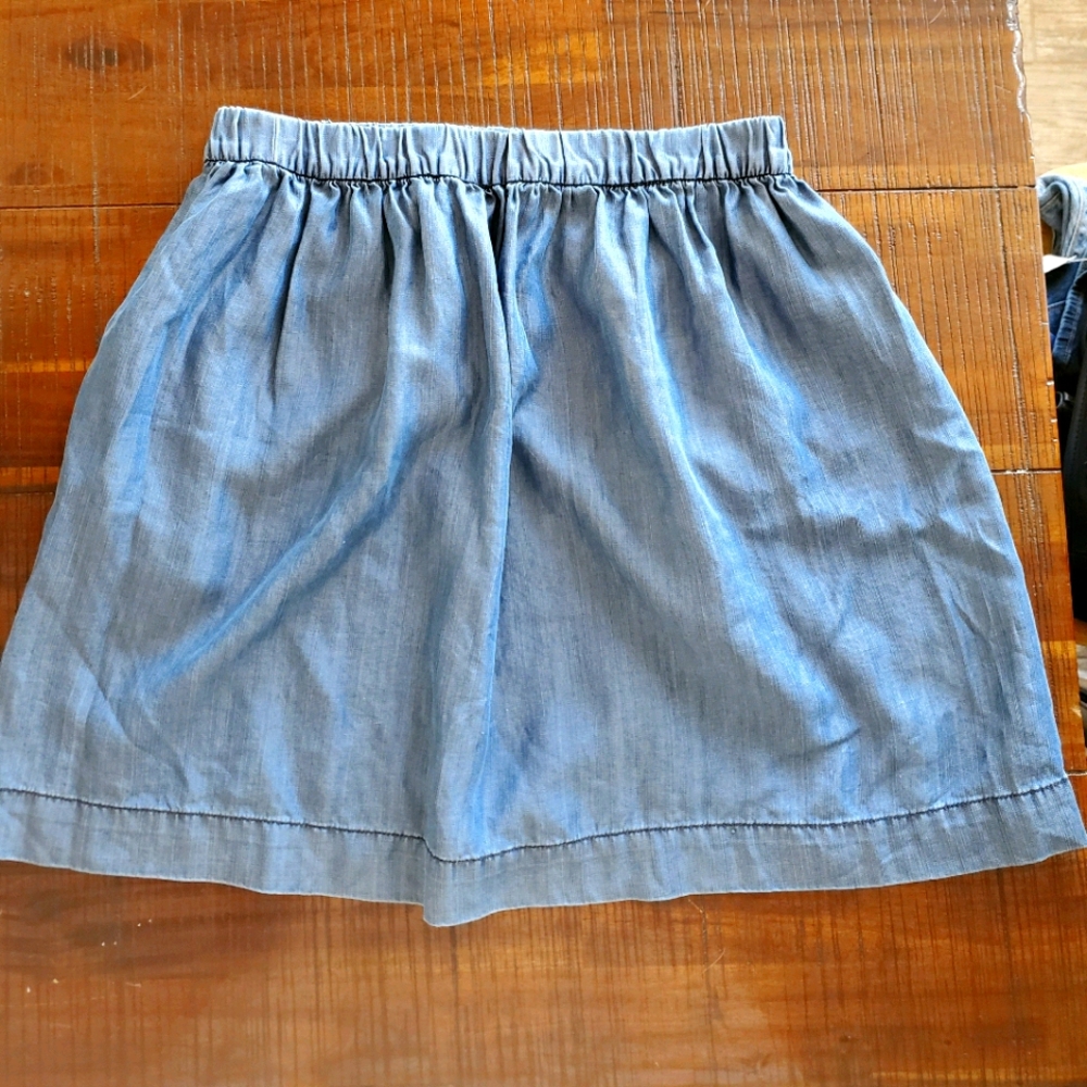 Gap skirt chambray denim 5/30